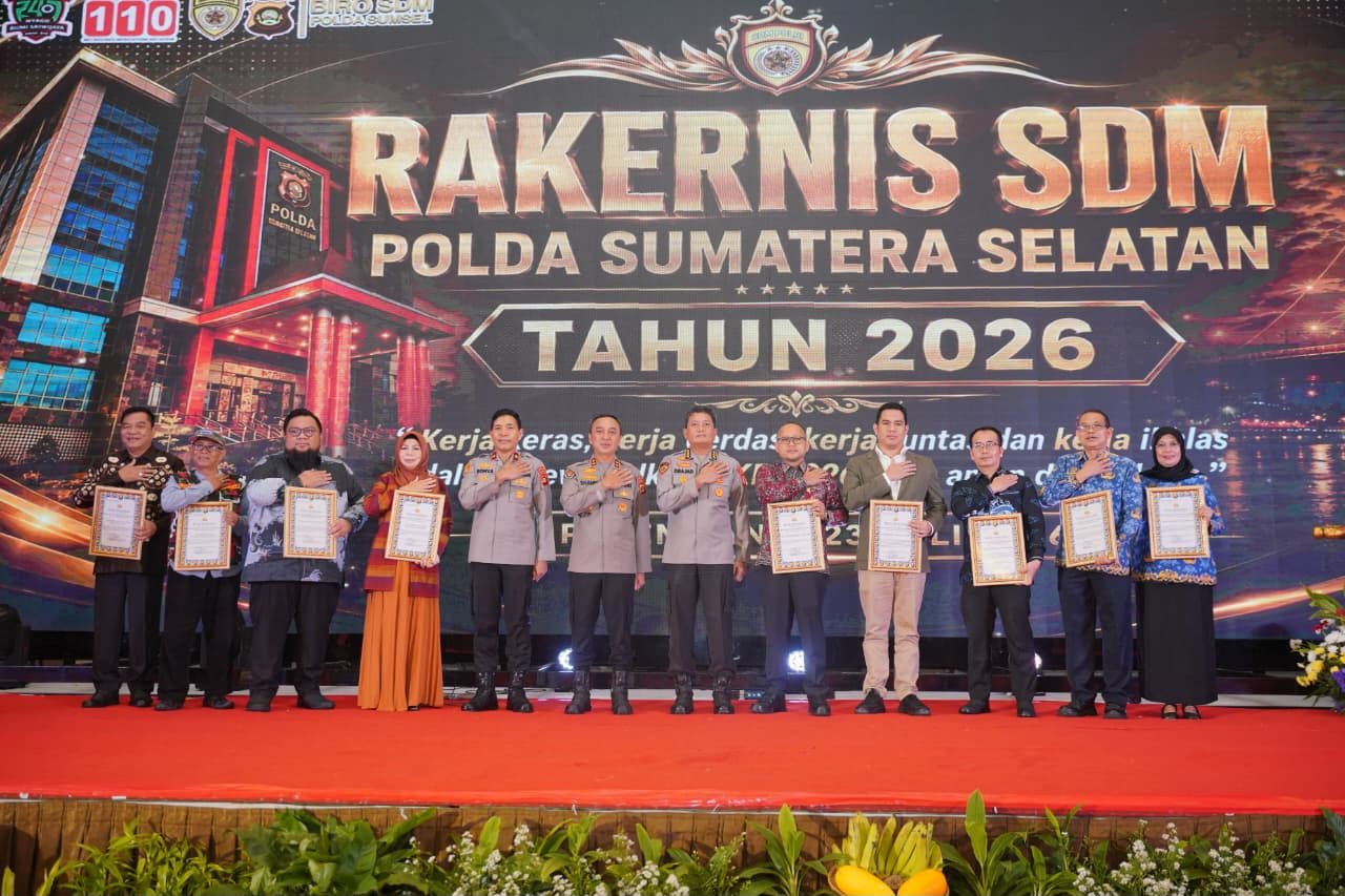 PLN UID S2JB Terima Penghargaan Polda Sumsel, Listrik Andal Sukses Kawal Seleksi Calon Anggota Polri 2026 Tanpa Padam