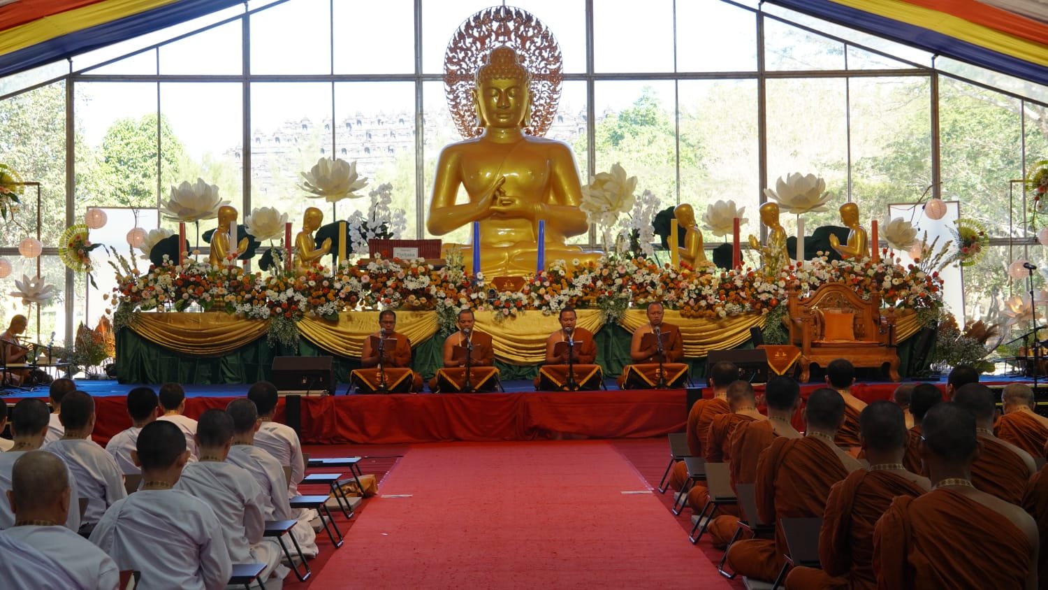 Ribuan Umat Buddha Berbagai Negara Baca Tipitaka di Borobudur, Perdalam Pemahaman Dhamma