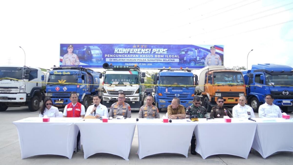 Kawal Program Presiden, Polda Sumsel Bongkar 96 Kasus Penyalahgunaan BBM Ilegal Lintas Daerah