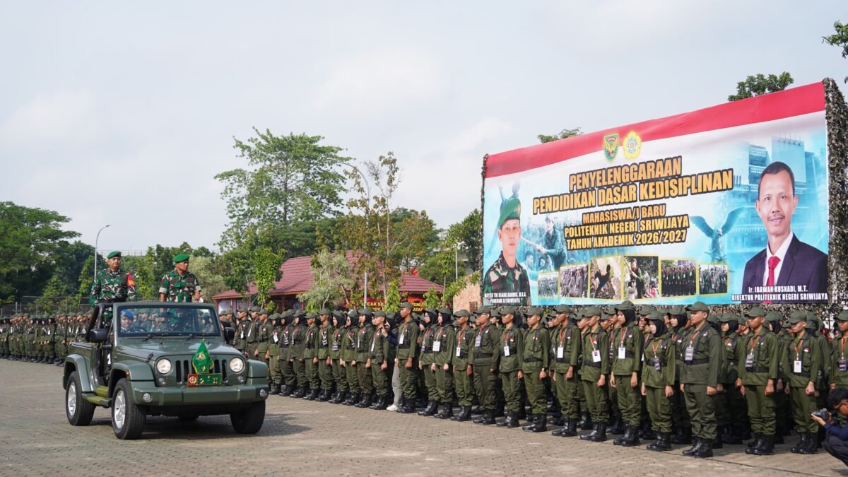 Kasdam II/Sriwijaya Buka Latsarlin Gelombang I Polsri Tahun Akademik 2026/2027