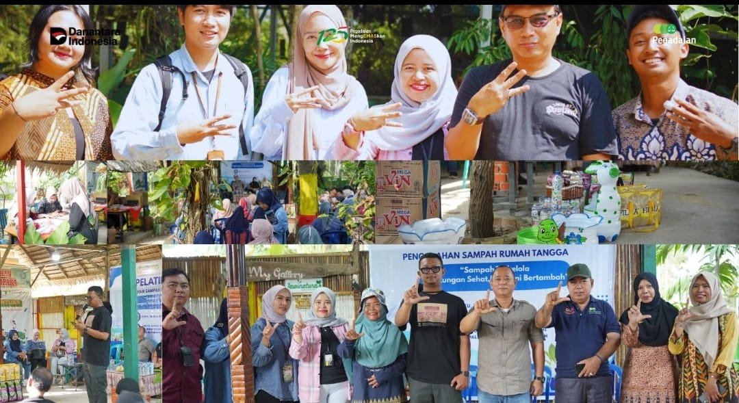 Lewat Program TJSL, Pegadaian Dorong Masyarakat Palembang Wujudkan Lingkungan Bersih dan Produktif