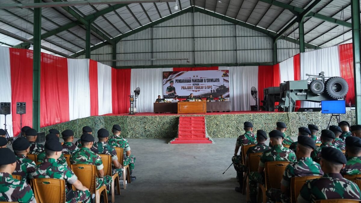 Pangdam II/Swj Kunjungan Kerja ke Yonkav 5/DPC, Tegaskan Kesiapan Satuan