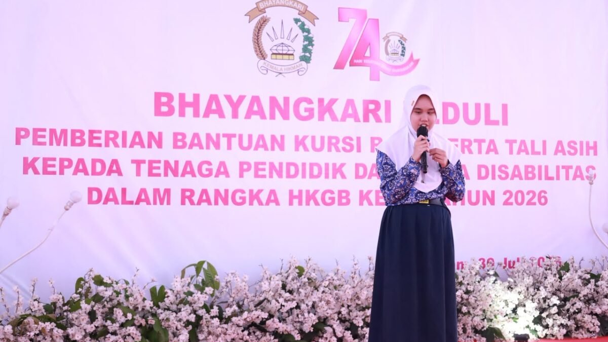Talenta Siswa SLB Negeri Pagar Alam Warnai Bakti Sosial Bhayangkari Polda Sumsel