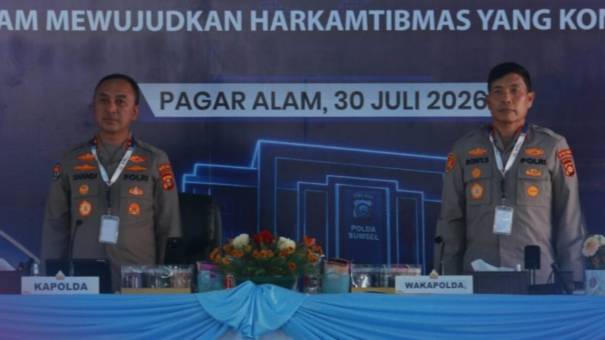 Kapolda Sumsel Minta Seluruh Kapolres Perkuat Deteksi Dini Gangguan Kamtibmas