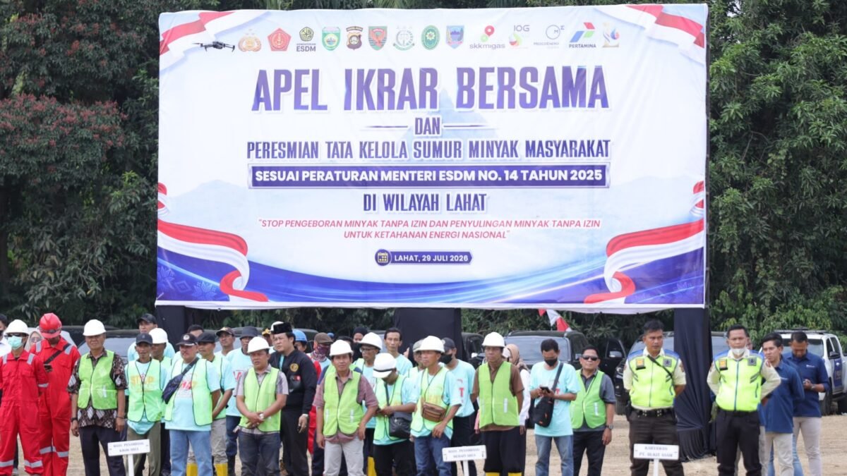 Polda Sumsel Kawal Transformasi Tata Kelola Sumur Minyak Masyarakat di Lahat
