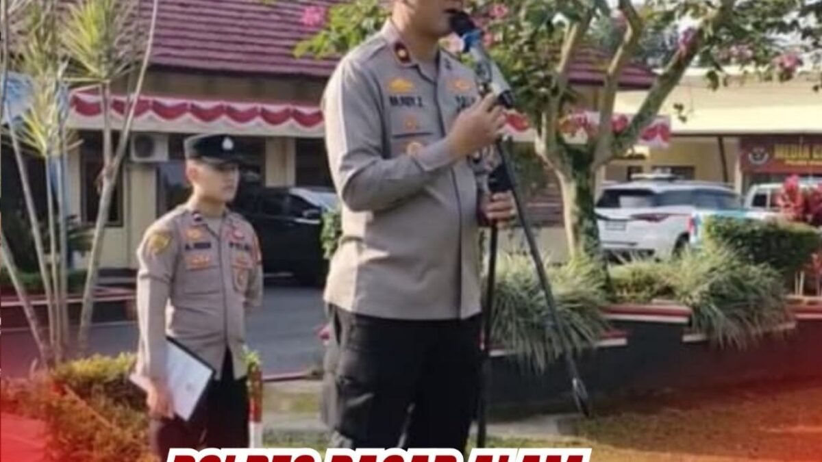 Wakapolres Pagar Alam Pimpin Apel, Tekankan Kesiapan Sambut Propam dan Kapolda
