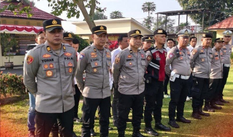 Wakapolres Pagar Alam Pimpin Apel, Tekankan Kesiapan Sambut Pemeriksaan Propam dan Kunjungan Kapolda