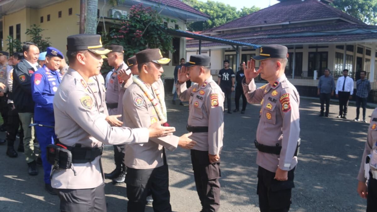 Kapolda Sumsel Disambut Meriah di Mapolres Pagar Alam, Sinergitas Makin Solid