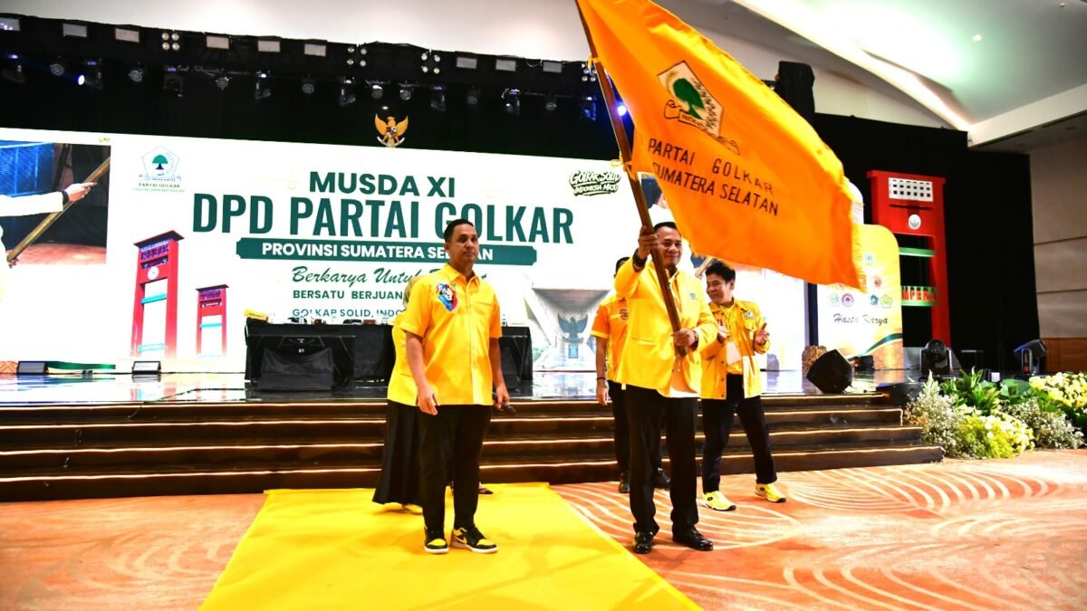 Usai Terpilih Aklamasi Andie Dinialdie Sampaikan Terima Kasih kepada Kader Golkar Sumsel