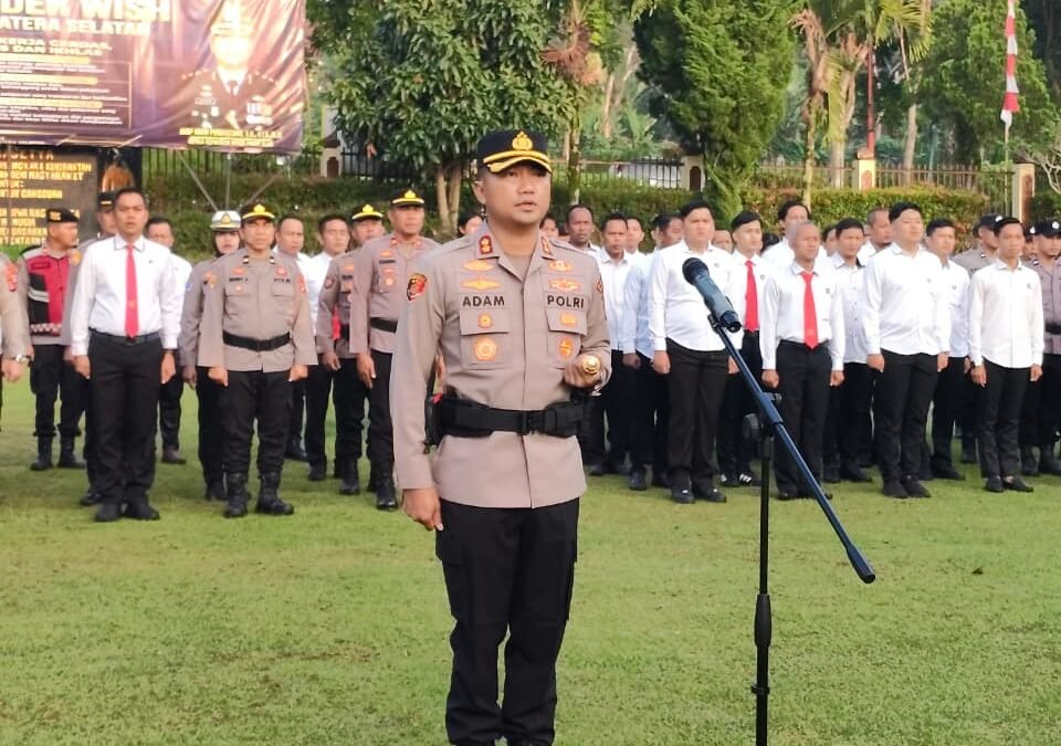 Polres Pagar Alam Ikuti Apresiasi Personel Berprestasi Jajaran Polda Sumsel