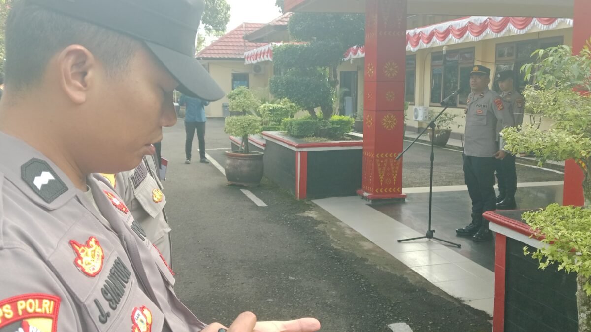 Kabag Ops Ajak Personel Tingkatkan Kesiapsiagaan