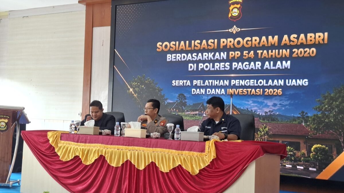 Personel Polres Pagar Alam Perkuat Pengetahuan tentang Perlindungan ASABRI