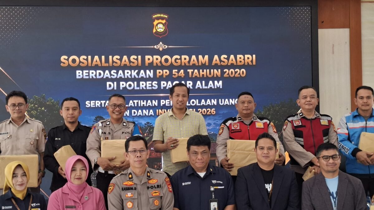 Sosialisasi ASABRI Berlangsung Interaktif di Polres Pagar Alam