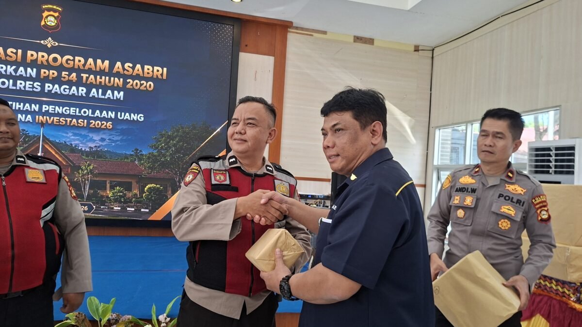 Personel Polri di Polres Pagar Alam Antusias Ikuti Sosialisasi ASABRI