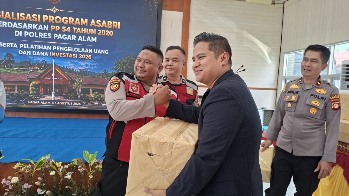 Personel Polres Pagar Alam Ikuti Edukasi Layanan ASABRI