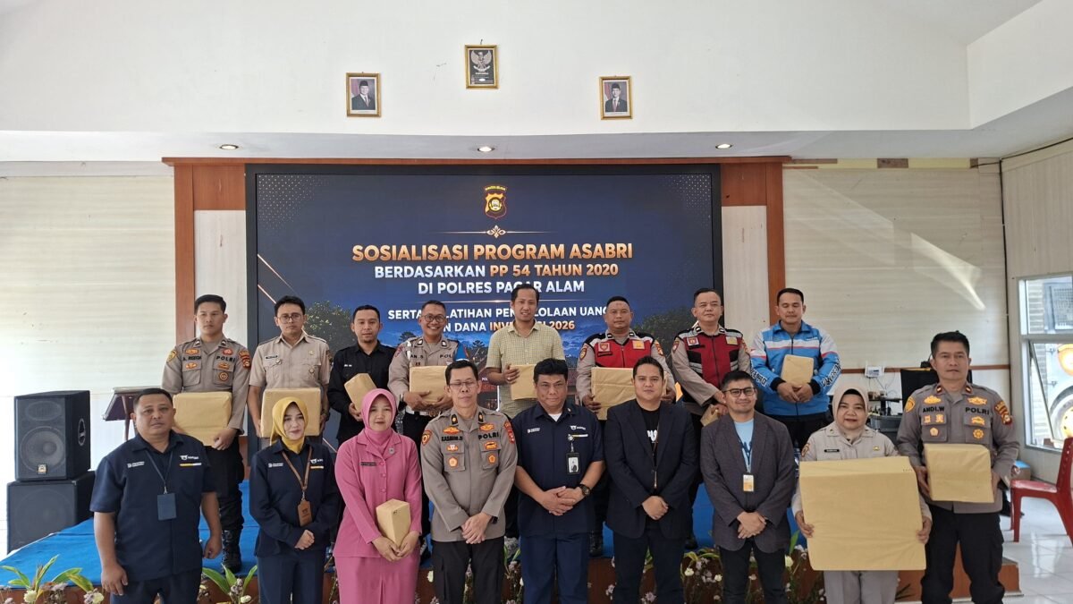 Polres Pagar Alam Gelar Kegiatan Edukasi Bersama ASABRI