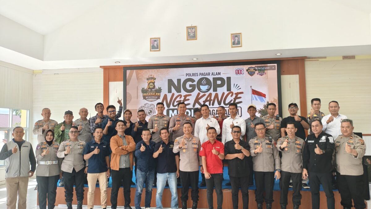 Polres Pagar Alam Perkuat Sinergi Informasi Bersama Insan Pers