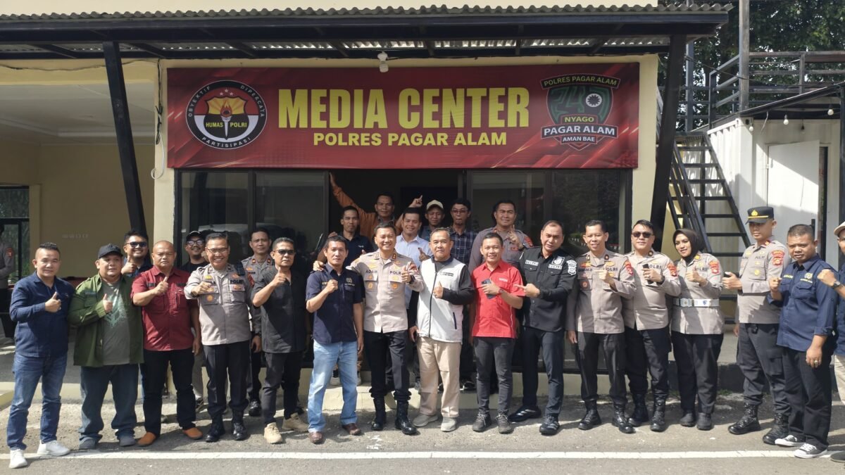 Polres Pagar Alam Gelar Coffee Morning, Komunikasi dengan Media Makin Erat