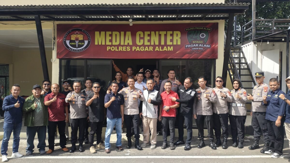 Awak Media Jadi Bagian Penting dalam Menjaga Kondusivitas Pagar Alam