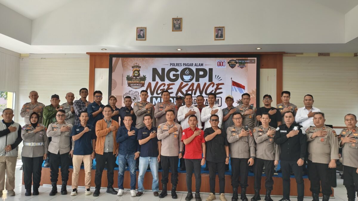 Polres Pagar Alam dan Jurnalis Bahas Pentingnya Informasi Terpercaya