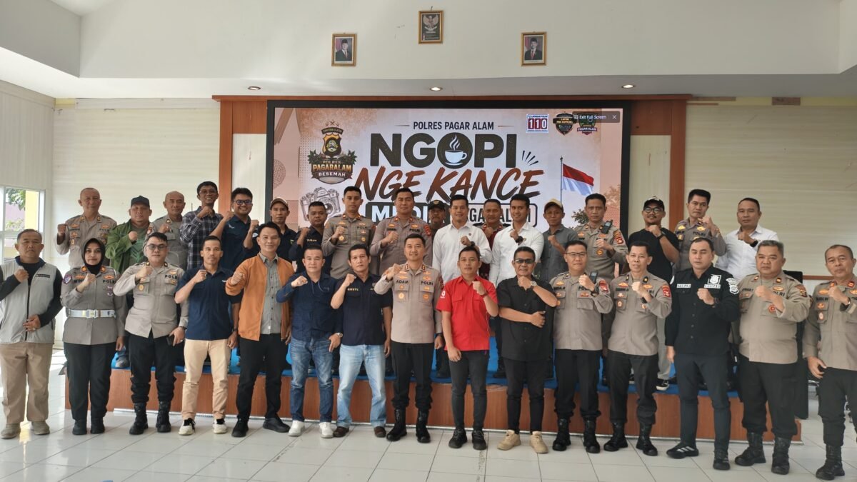 Polres Pagar Alam Dorong Media Ikut Perkuat Edukasi Kamtibmas