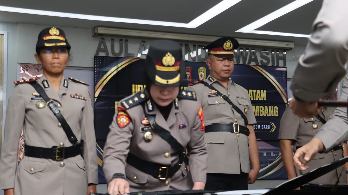 Rotasi PJU Polrestabes Palembang, Tiga Jabatan Strategis Resmi Berganti