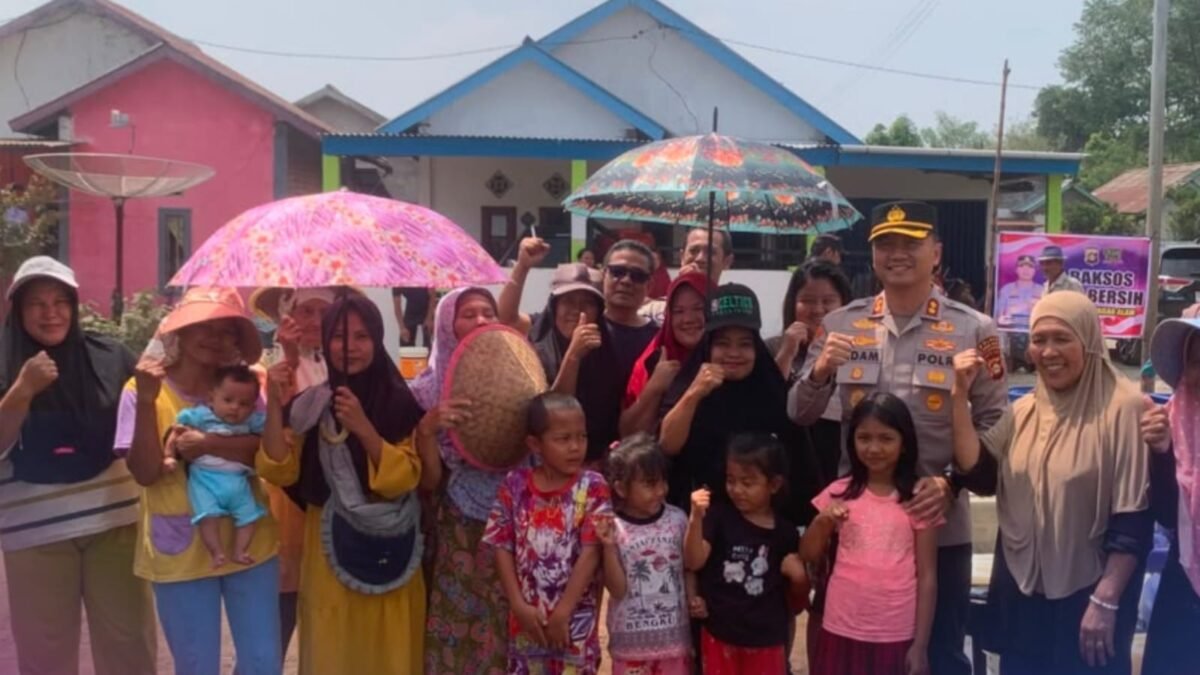 Kapolres Pagar Alam Pimpin Baksos Air Bersih di Kampung KB Lubuk Buntak