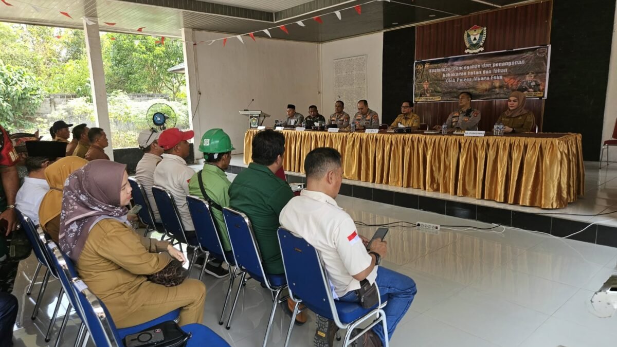 Perkuat Mitigasi Karhutla 2026, Kapolres Muara Enim Cek Kesiapan Personel dan Peralatan di Sungai Rotan