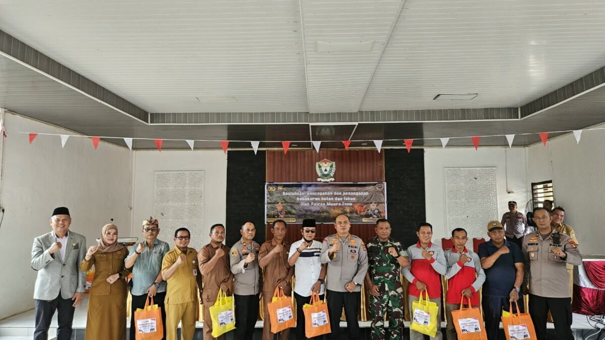 Karhutla Jadi Perhatian Bersama, Polres Muara Enim Libatkan Forkopimcam, Desa hingga Perusahaan
