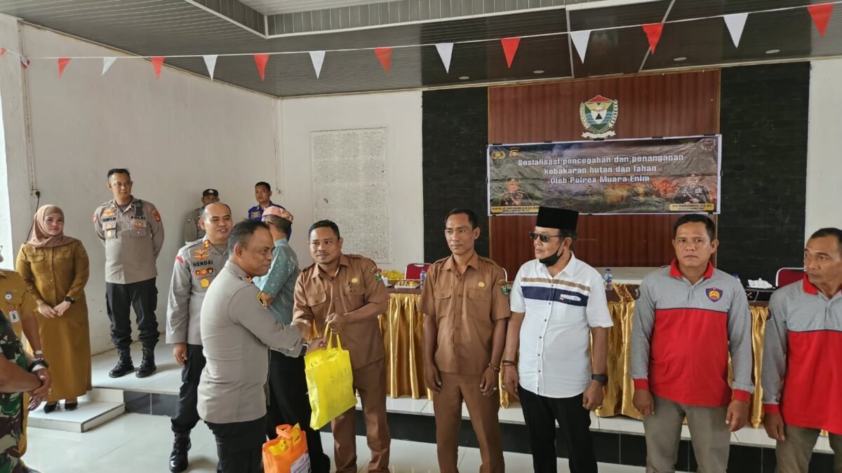Cegah Karhutla Sejak Dini, Kapolres Muara Enim Ajak Seluruh Elemen Bersatu Hadapi Ancaman Kebakaran