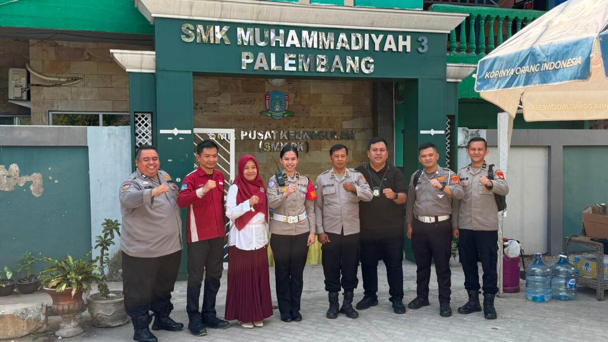 Polrestabes Palembang Kenalkan AI kepada Pelajar SMK Muhammadiyah 3, 40 Siswa Ikuti Edukasi