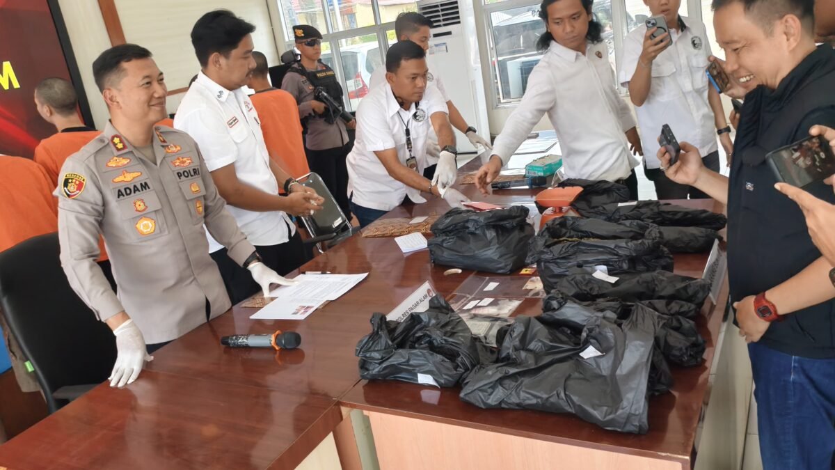 Polres Pagar Alam Bongkar Jaringan Peredaran Narkotika