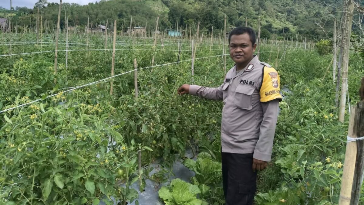 Polsek Dempo Utara Dorong Warga Wujudkan Pekarangan Mandiri Pangan