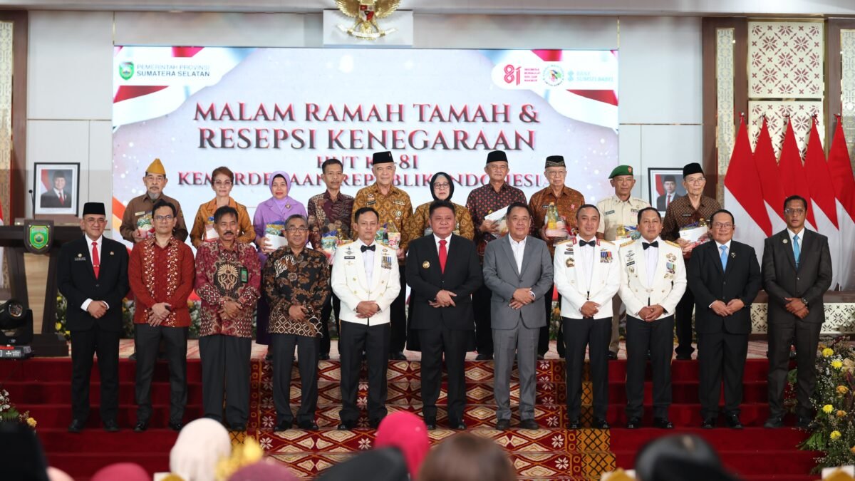 Pangdam II/Sriwijaya Hadiri Ramah Tamah dan Resepsi Kenegaraan di Griya Agung