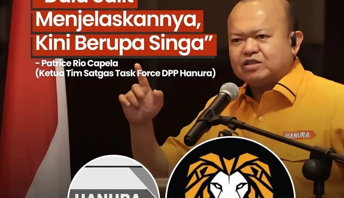 Bentuk Strategi Political Marketing, Partai Hanura Lakukan Rebranding dan Perkenalkan Logo Singa