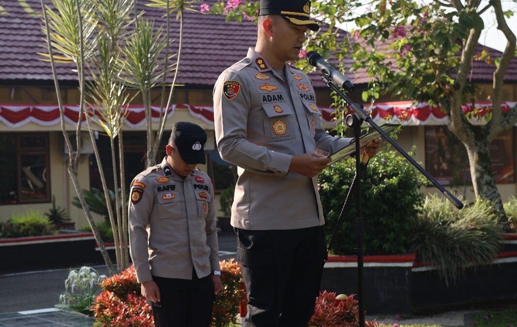 Apel Senin Pagi, Kapolres Pagar Alam Berikan Sejumlah Penekanan kepada Personel