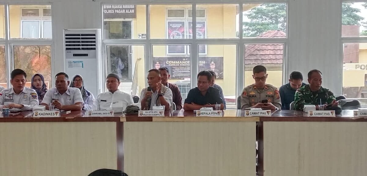Forkopimda Pagar Alam Bersama Polres Perkuat Antisipasi Bencana