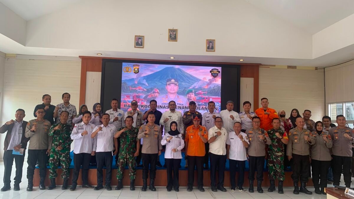 Polres Pagar Alam Perkuat Kerja Sama TNI dan Pemerintah Hadapi Karhutla