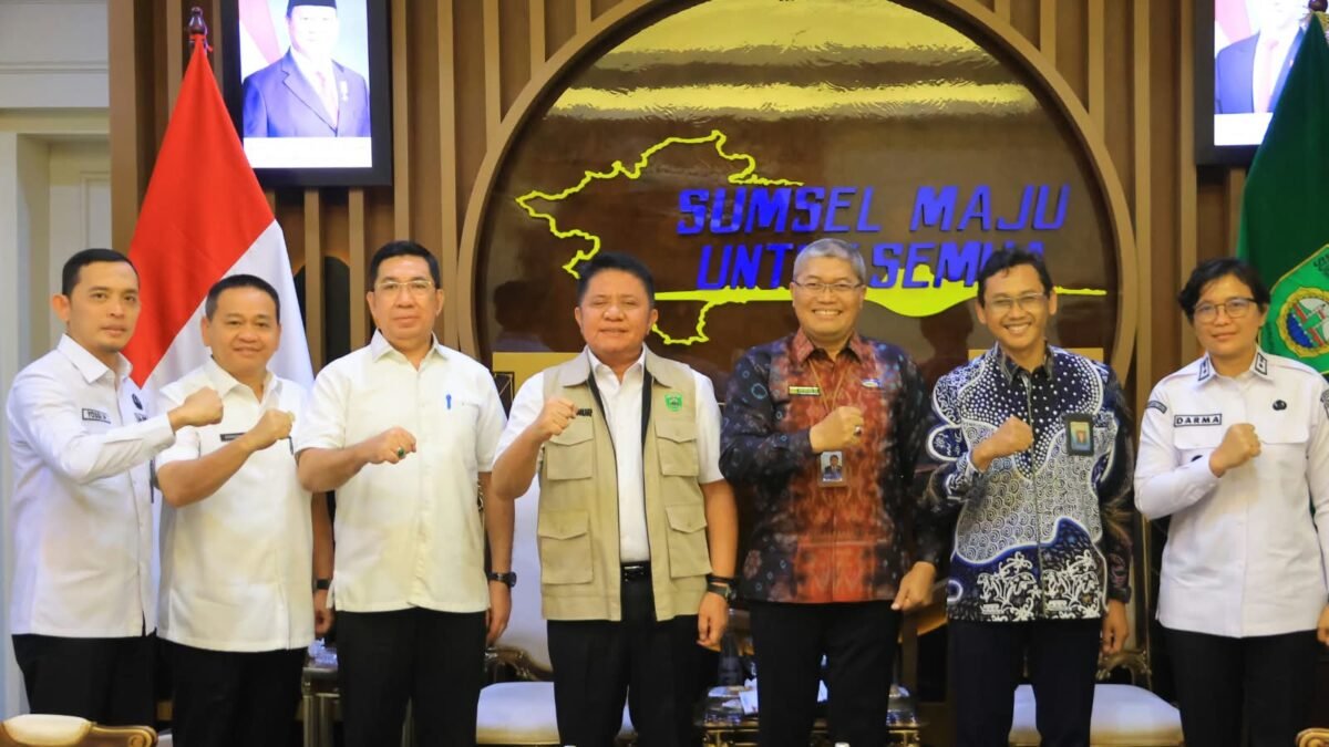 Gubernur Herman Deru Terima Audiensi dan Pamit Kepala BPKP Sumsel   