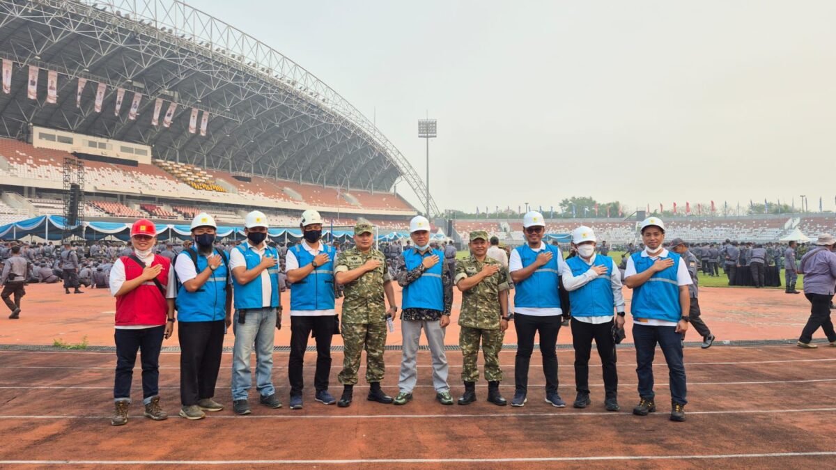 PLN UID S2JB Sukses Jaga Keandalan Tanpa Kedip pada Apel Akbar Satlinmas di Palembang
