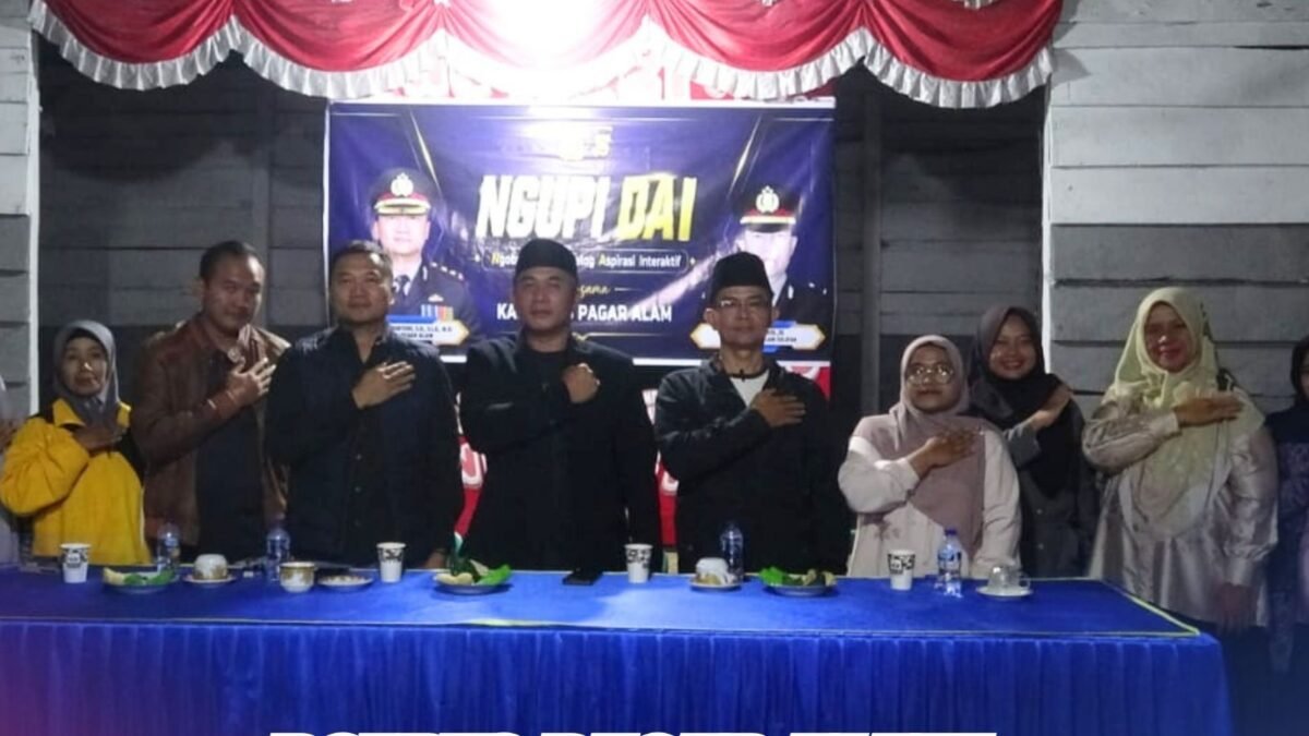 Warga Apresiasi Langkah Kapolres Pagar Alam Gelar Dialog Terbuka