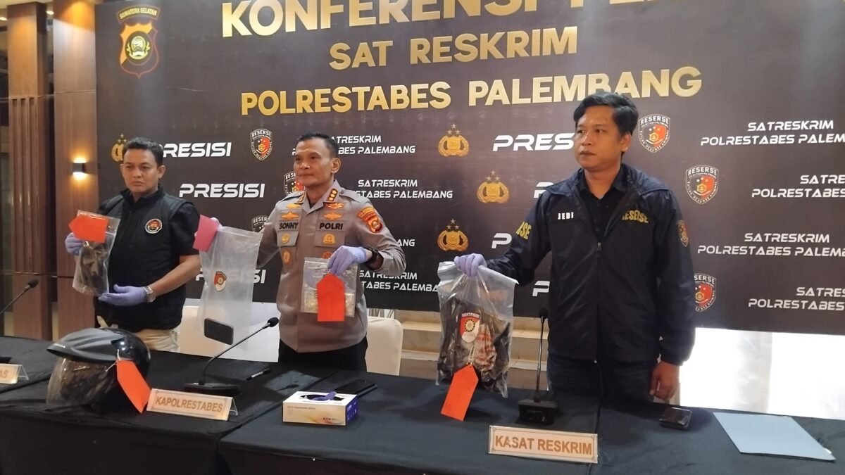 Polisi Palembang Ungkap Kasus Curas Mahasiswi, Pelaku Diamankan 9 Jam Setelah Kejadian