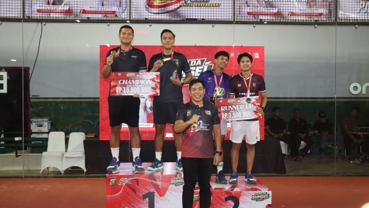 Kapolda Sumsel Cup 2026 Ditutup, Padel Sumsel Makin Bergeliat dan Lahirkan Atlet Berprestasi