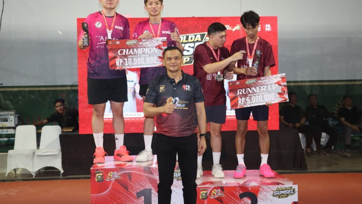 Kapolda Sumsel Cup 2026 Berakhir, Padel Jadi Olahraga yang Kian Populer di Sumatera Selatan