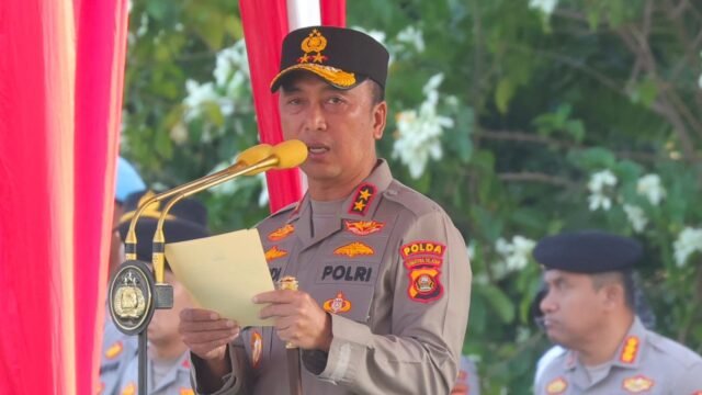 Kapolda Sumsel Irjen Pol. Dr. Sandi Nugroho memimpin apel dan menginstruksikan patroli Karhutla serta penegakan hukum terhadap pelaku pembakaran lahan