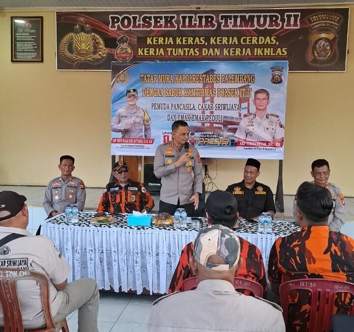 Kapolrestabes Palembang Ajak Emak-Emak dan Ormas Bersama Cegah Tawuran serta Balapan Liar