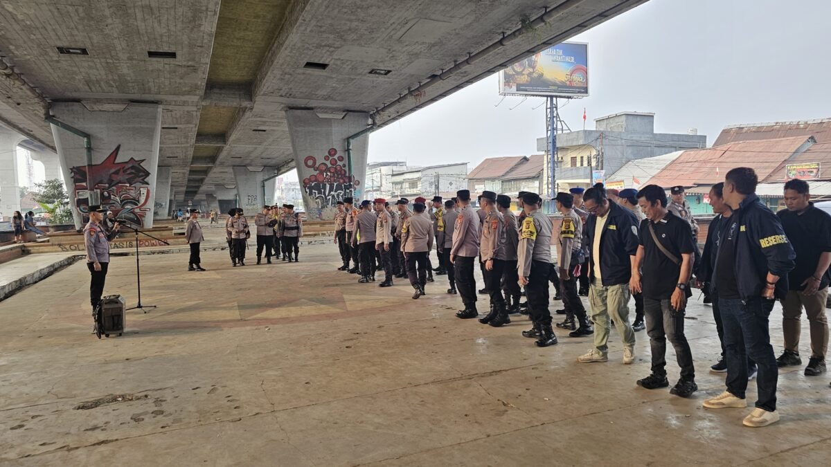 Polsek SU I Perkuat Pengamanan Festival Bidar, Kapolsek Kompol Heri Pimpin Apel Kesiapan