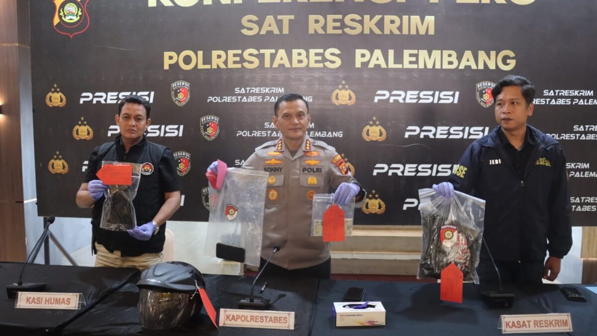 Kurang dari 24 Jam, Tim Ranmor Polrestabes Palembang Ringkus Terduga Pelaku Begal yang Sebabkan Korban Meninggal Dunia