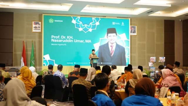 Menteri Agama Nasaruddin Umar merilis 40 buku digital Pendidikan Agama Islam di platform Smart PAI.
