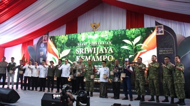 Korem 044/Gapo hadiri peresmian Persemaian Sriwijaya Kemampo di Banyuasin